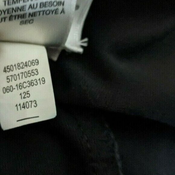 Zenergy by Chico's Crop Knit Pants Women's Size M Black Stretch Straight Leg - Picture 9 of 9